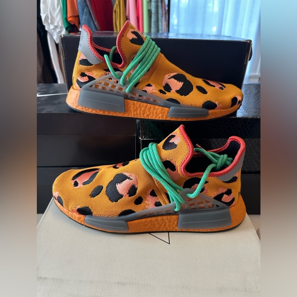 Adidas NMD HU Pharrell sz 11 Animal Print
